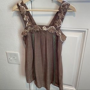 Blue Bird Flower Top